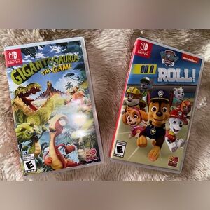 🎮 Nintendo Switch Kids Game Bundle – Paw Patrol + Gigantosaurus – $20 🎮
